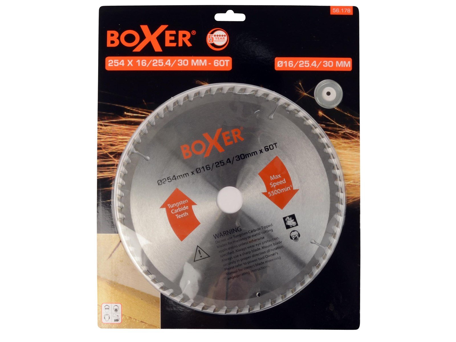 Boxer Saw blade 254mm fine 60T Boxer Saw blade 254mm fine 60T